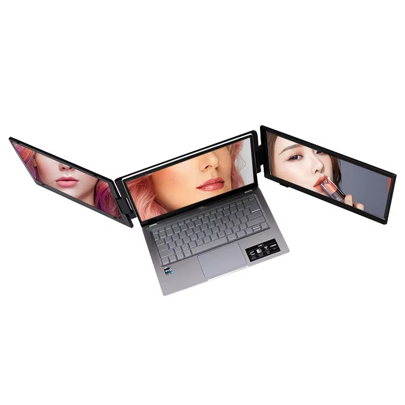 Factory Wholesale Dual Triple Display FHD Screen 14 Inch Laptop Monitor 1080P Dual Screen Laptop Monitor Dual Screen Display