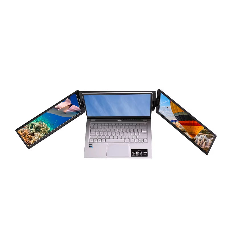 Factory Wholesale Dual Triple Display FHD Screen 14 Inch Laptop Monitor 1080P Dual Screen Laptop Monitor Dual Screen Display