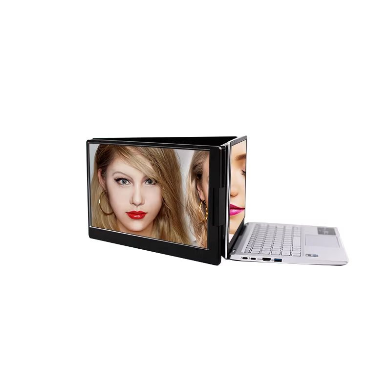 Factory Wholesale Dual Triple Display FHD Screen 14 Inch Laptop Monitor 1080P Dual Screen Laptop Monitor Dual Screen Display