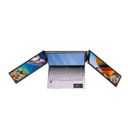 Factory Wholesale Dual Triple Display FHD Screen 14 Inch Laptop Monitor 1080P Dual Screen Laptop Monitor Dual Screen Display
